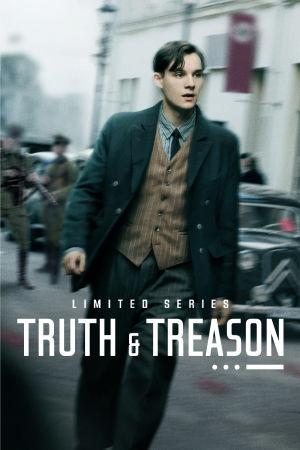 Truth & Treason key art of man walking on street on Wonder Project